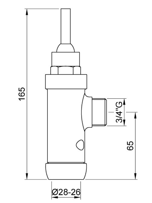 FLUXOMETRO TEMPORIZADO INODORO NOFER 07098.B
