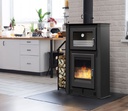 ESTUFA DE LEÑA CON HORNO ÍRIS 960 8,5kW METLOR