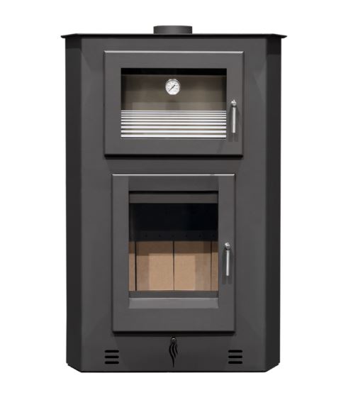 ESTUFA DE LEÑA CON HORNO DE RINCON ÍRIS CANTO 8,5kW METLOR