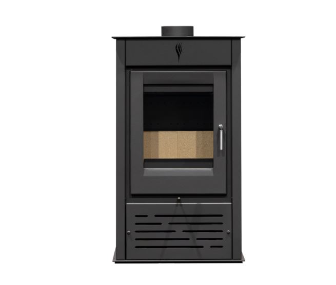 ESTUFA LEÑA CON VENTILADORES SR895 5,5kW METLOR