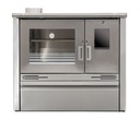 COCINA LEÑA TRADICIONAL ME16 INOX PV 6,8kw 820x935x545 METLOR