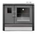 COCINA LEÑA TRADICIONAL ME16 TROPICAL BLACK 6,8kw 820x935x545 METLOR