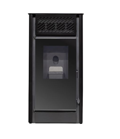 ESTUFA DE PELLES CON VENTILADORES 9,6kW V10 NEGRA METLOR