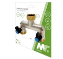 DERIVACION 2 SALIDAS 3/4" MT