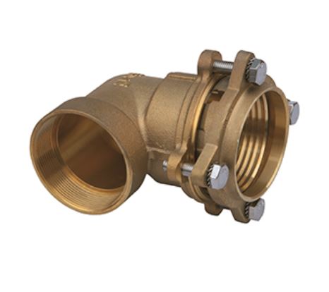 CODO HEMBRA SYC 90x3" LATÓN PARA PE