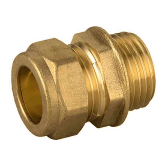 RACOR HERMETO MACHO 22x3/4" COMPRESION COBRE