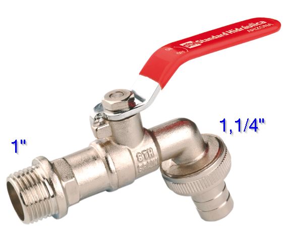 GRIFO MANGUERA ESFERA BEX 1"