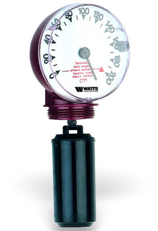 MEDIDOR INDICADOR NIVEL GASOIL C/BOYA VERTICAL 1,1/2"