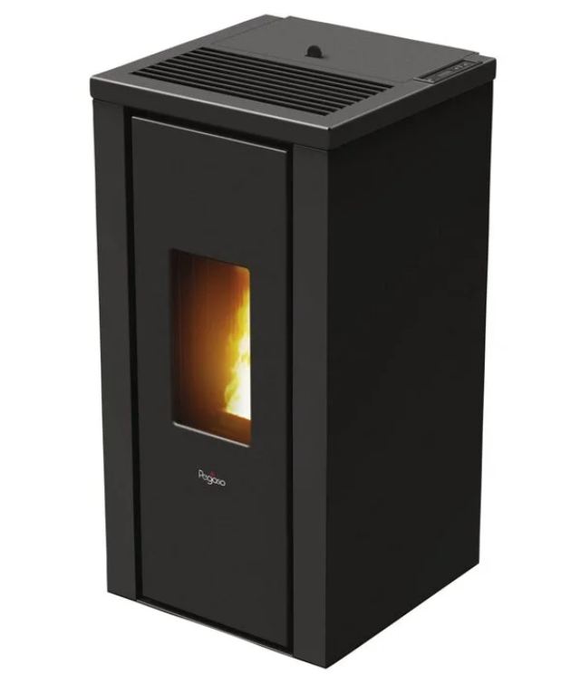 ESTUFA PELLET PEGASO 8 kW NEGRA