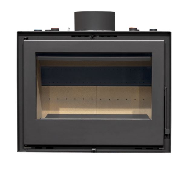 CHIMENEA INSERTABLE LEÑA HIDRO LLAR S ECO MINI 16,4kW METLOR