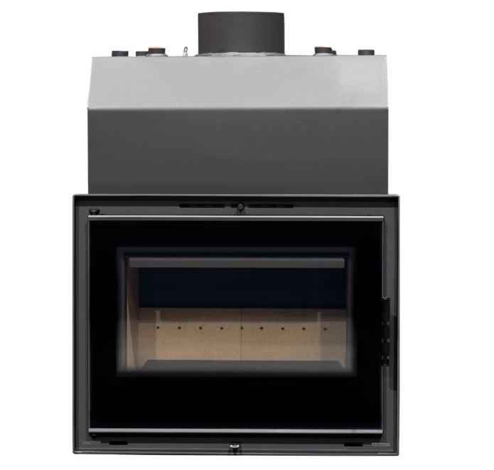 CHIMENEA INSERTABLE LEÑA HIDRO LLAR L VITRUS 17,12kW METLOR