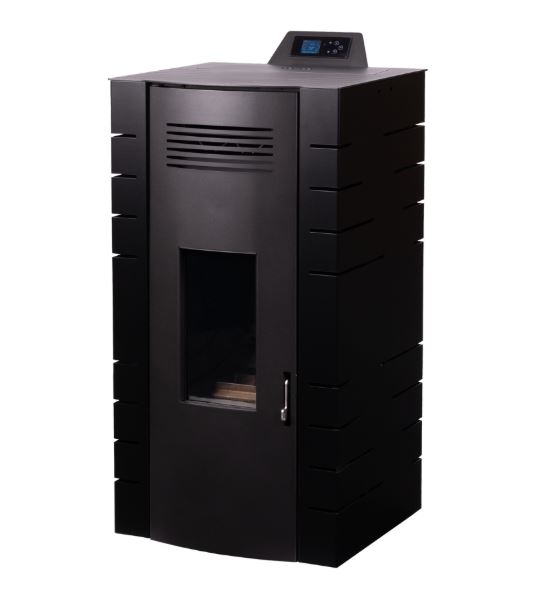 ESTUFA DE PELLETS CON VENTILADORES 9,2kW AMIGA 10 NEGRA METLOR