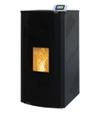 HIDROESTUFA DE PELLETS 24,3kW CRISTAL 24 NEGRA METLOR