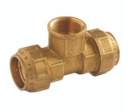 [051840320] TE MIXTA SYC 32x1" LATÓN PARA PE