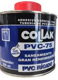 [172700022] BOTE COLA PVC 1/2L LENTA DESAGÜE COLLAK AZUL