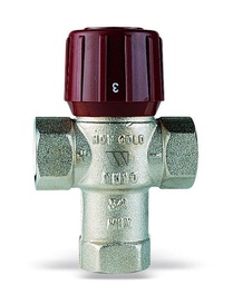 [203008424] VALVULA MEZCLADORA TERMOSTÁTICA 3/4" 61C AQUAMIX