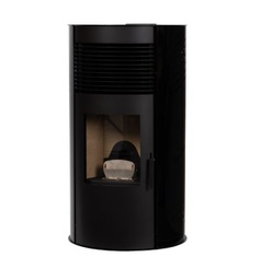 [283812013] ESTUFA DE PELLETS CON VENTILADORES 11kW NOA NEGRA METLOR
