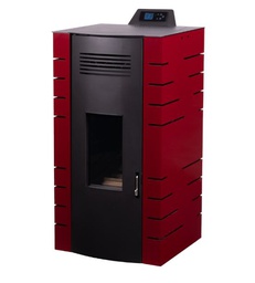[28381201G] ESTUFA DE PELLETS CON VENTILADORES 7,5kW AMIGA 8 BURDEOS METLOR