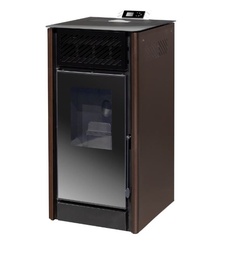 [28381201O] ESTUFA DE PELLETS CON VENTILADORES 9,6kW V10 BRONCE METLOR